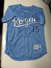 Majestic Royals Blue Kansas City Royals Authentic MLB Jersey Men's Size 40