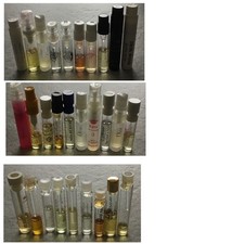 Lot de 29 échantillons de parfum tubes  pleins Comme sur photos