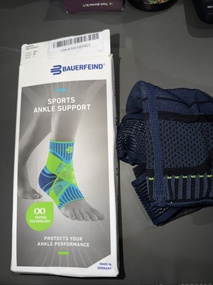 Bauerfeind Sports Ankle Support Brace Strap CompressionSizeM Left  Foot Open Box