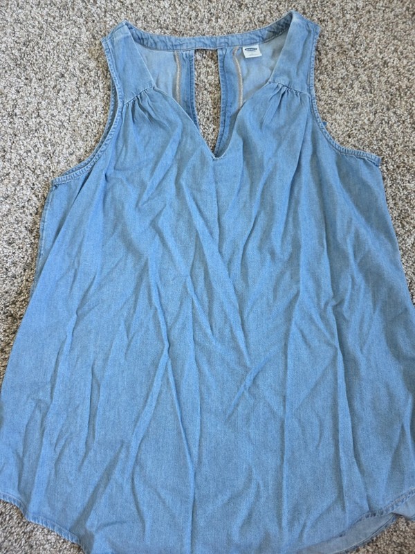 Women's Denim Tanktop Size M