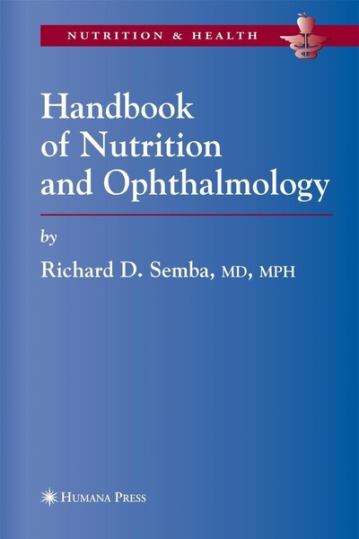 Handbook Of Nutrition And Ophthalmology Richard David Semba-image