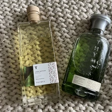 New Thymes Jade Matcha Bath Oil 6.4 fl oz / Thymes Jade Matcha Body Wash 9.25 Fl
