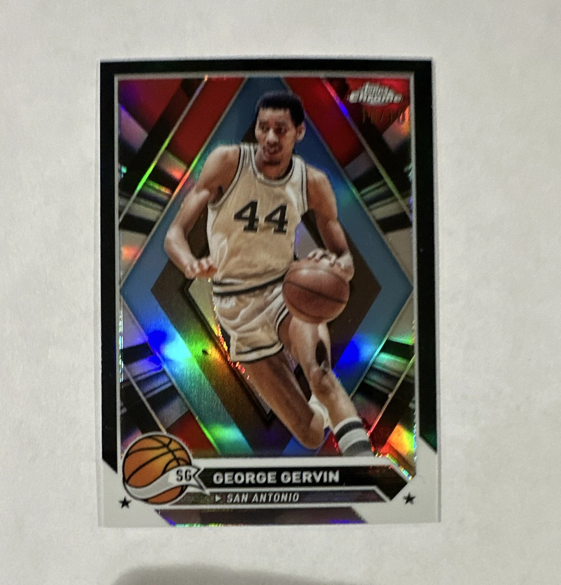 Topps George Gervin Basketball Serial Numbered Sports Trading