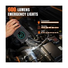 4000A Jump Starter with Air Compressor, 150PSI Battery Jumper Starter Portabl...
