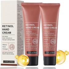 Retinol Anti-Aging Hand Cream - Firming & Moisturising Treatment, Intense Hydrat