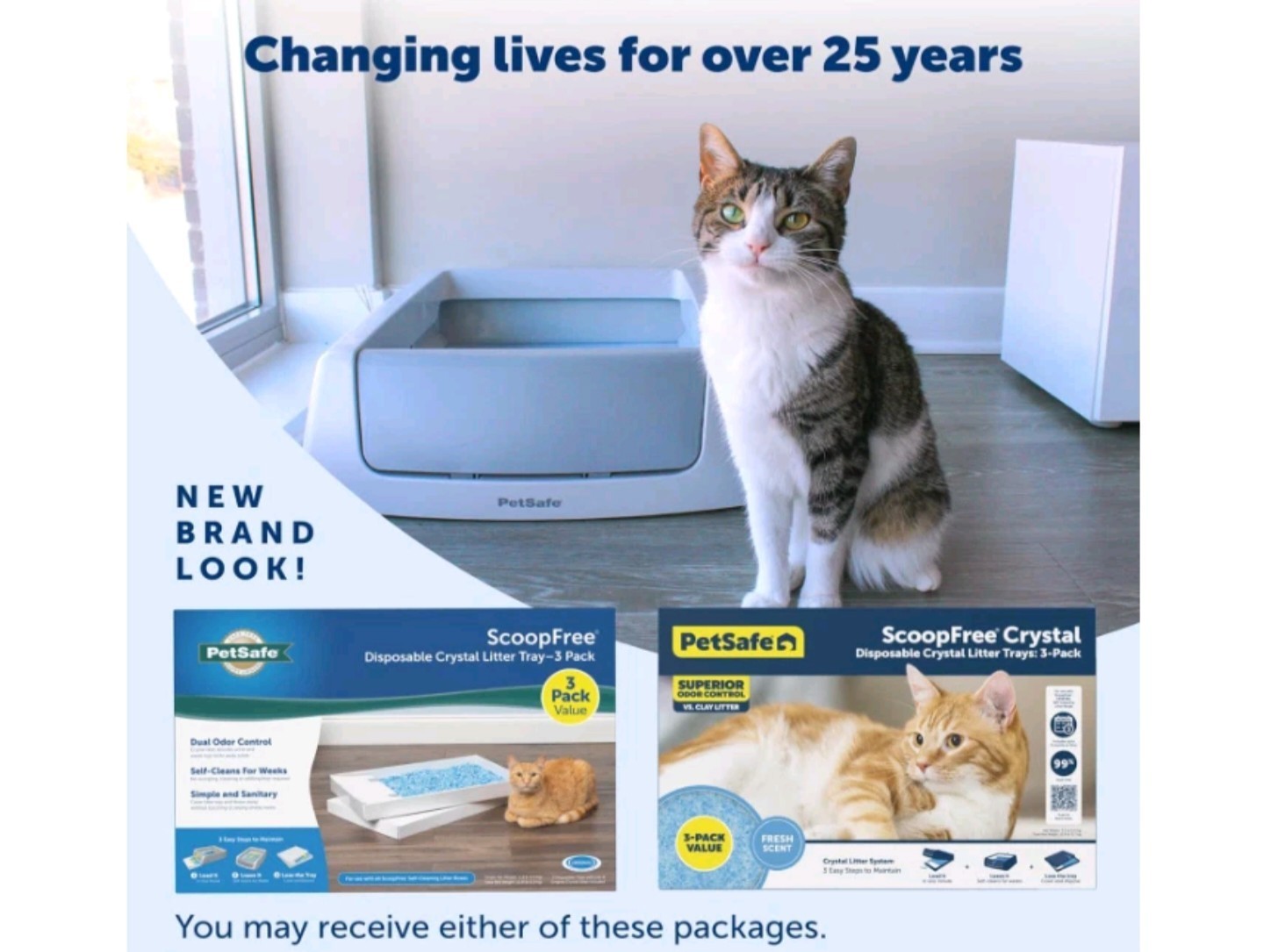 PetSafe ScoopFree Crystal Litter Tray Refill - Fresh Scent - 3-Pack