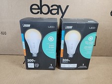 Feit A23 E26 Medium LED Bulb Adjustable White 300 Watt Lot Of 2