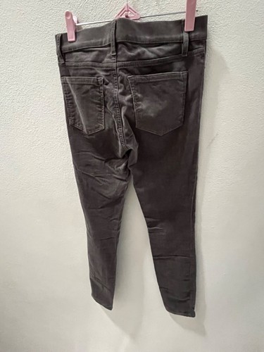 LOFT Outlet Women's Gray Corduroy Modern Skinny Mid-Rise Casual Pants Size 0 - Picture 14 of 14