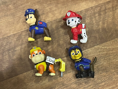 Paw Patrol All Stars Pups Action Pack Figures Lot Of 4
