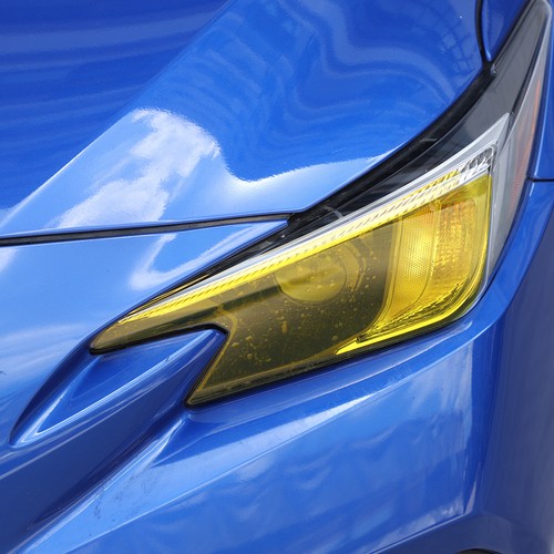 Yellow Headlights Paint Protection Vinyl Tint Wrap Film For Subaru WRX 2022-2923 - Picture 7 of 18