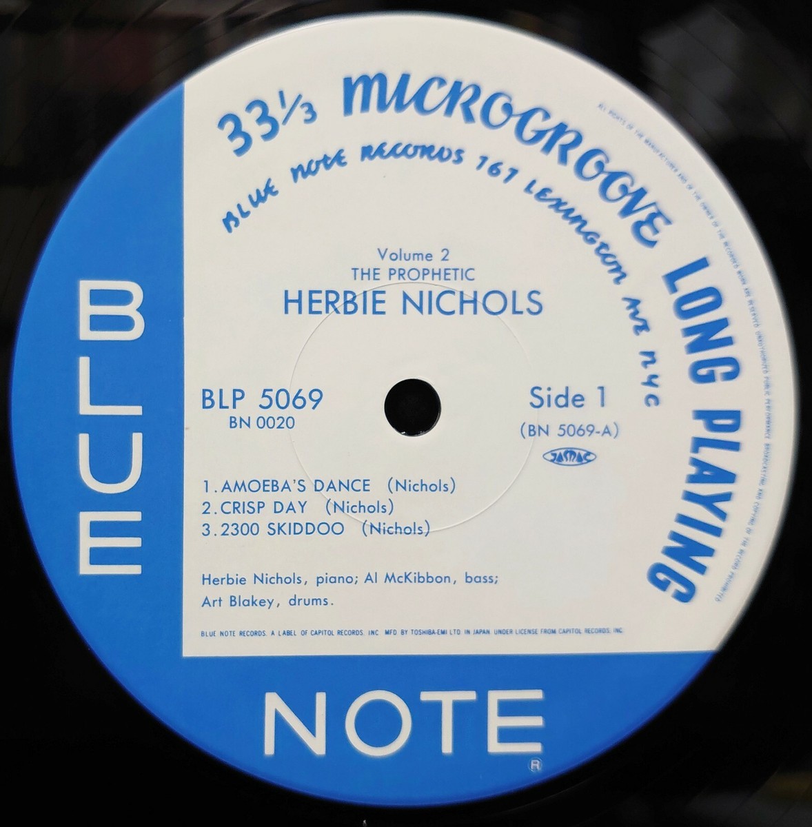 その他 LP Herbie Nichols Prophetic Herbie Nichols Vol. 1 BLP5068 BLUE NOTE Japan Vinyl /00260 Amazon.com: The Prophetic Herbie Nichols Vol. 1 & 2[Blue