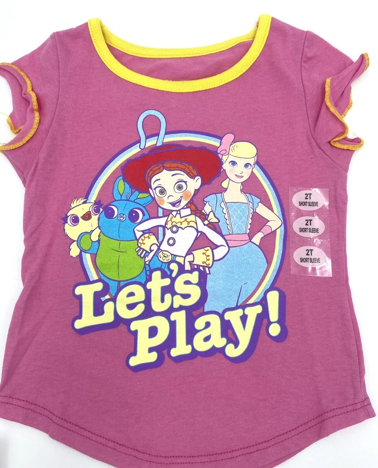 Nuevo con etiquetas Lote NIÑAS 2T NIÑO PEQUEÑO Traje de Baño Rosa - Camisa Minnie Mouse y Toy Story Foto 3 de 4