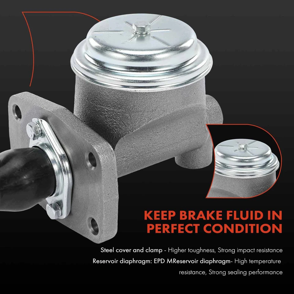 Cilindro maestro de freno con depósito para Dodge Custom D200 Plymouth Plaza Chrysler Foto 3 de 4