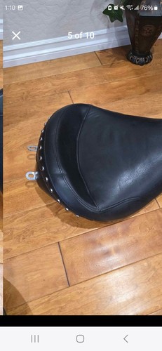 Harley Softail Mustang Beeded Seat Set - Picture 5 of 10