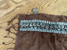 100% Cotton Brown Scarf / Shawl Made in India Beautiful Details — photo 5
