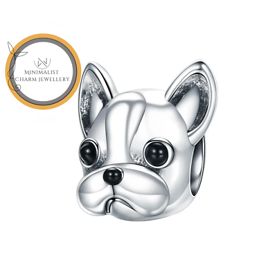 French Bulldog Charm For Bracelet, Dog Charm, Animal Theme Charm