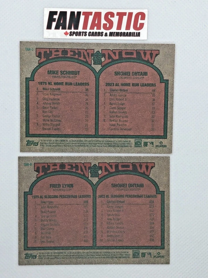 2024 Topps Heritage THEN AND NOW Insert Card YOU PICK - Image 2 of 2