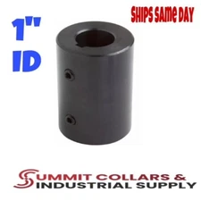 RC-100-KW, 1" RIGID SHAFT (1 PC) KEYED COUPLING BLACK OXIDE FINISH Ships Free