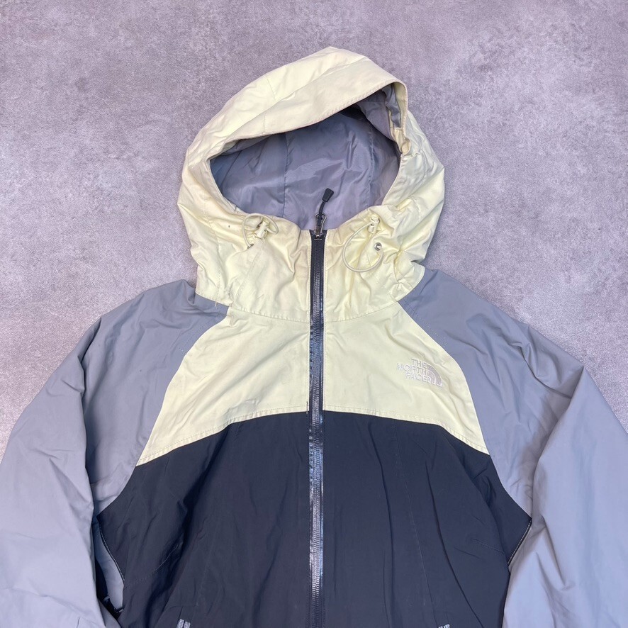 The North Face Dryvent Jacket Womens Y2K Full Zip Rain Coat, Grey, Medium image 2