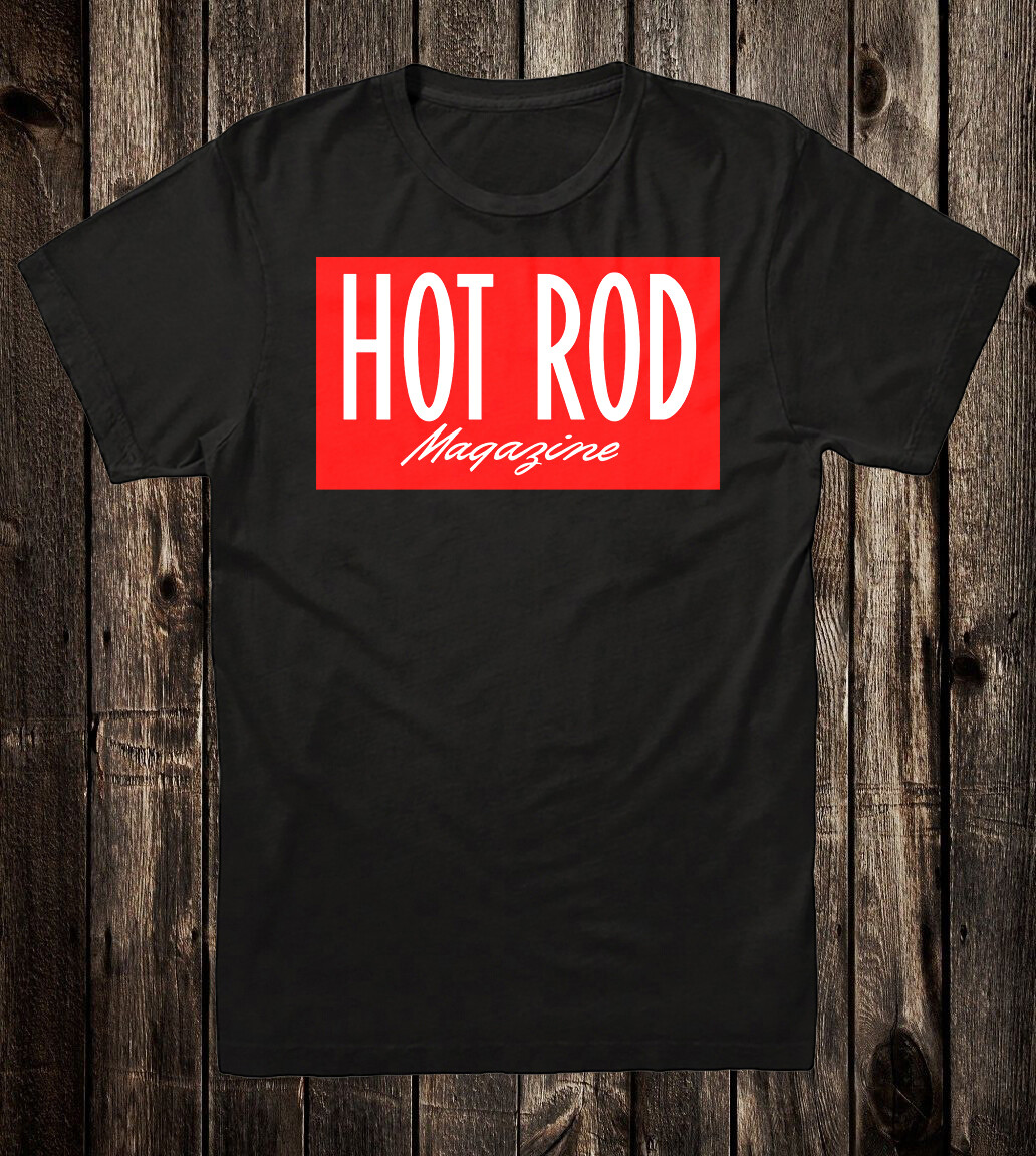 Retro Hot Rod Tee T Shirt 100% Cotton Speed Shop Drag Race Custom