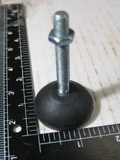 4 T-Slot Structural  Hardware Feet Pad Screws (40mm Dia. Base X 8mm-1.25 thread)