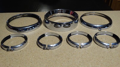 Harley Davidson Passing Lamp Trim Rings 69622-99A.69622-99B.69626