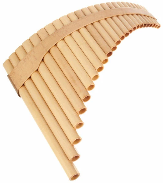 Flauta Pan Peruana, 25 PIBOS, TENOR hecha por HORA + Cubierta Foto 3 de 4