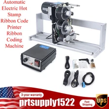 Automatic Electric Hot Stamp Ribbon Code Printer Ribbon Coding Machine HP-241