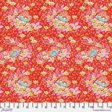 NEW TULA PINK TINY BEASTS WHOS YOUR DANDY IN GLOW HEDGEHOG FABRIC 1/2 YD