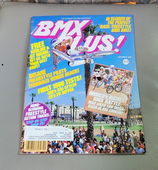 BMX Plus! Magazine October 1985 - Old School Vintage | eBay