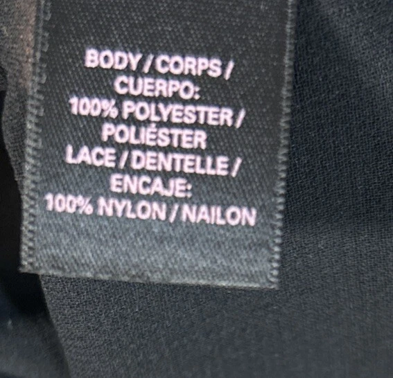 UNDERCOVER Abito VICTORIAS SECRET nero aderente e svasato. Taglia 4