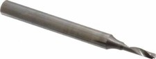 Accupro 5mm Solid Carbide Upcut Spiral Router Bit: 16mm LOC, 1 Flute, 6mm Shank