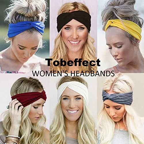 Non-Slip Headbands for Short Hair Yoga, Workout, Running Sport Elastic  Hair