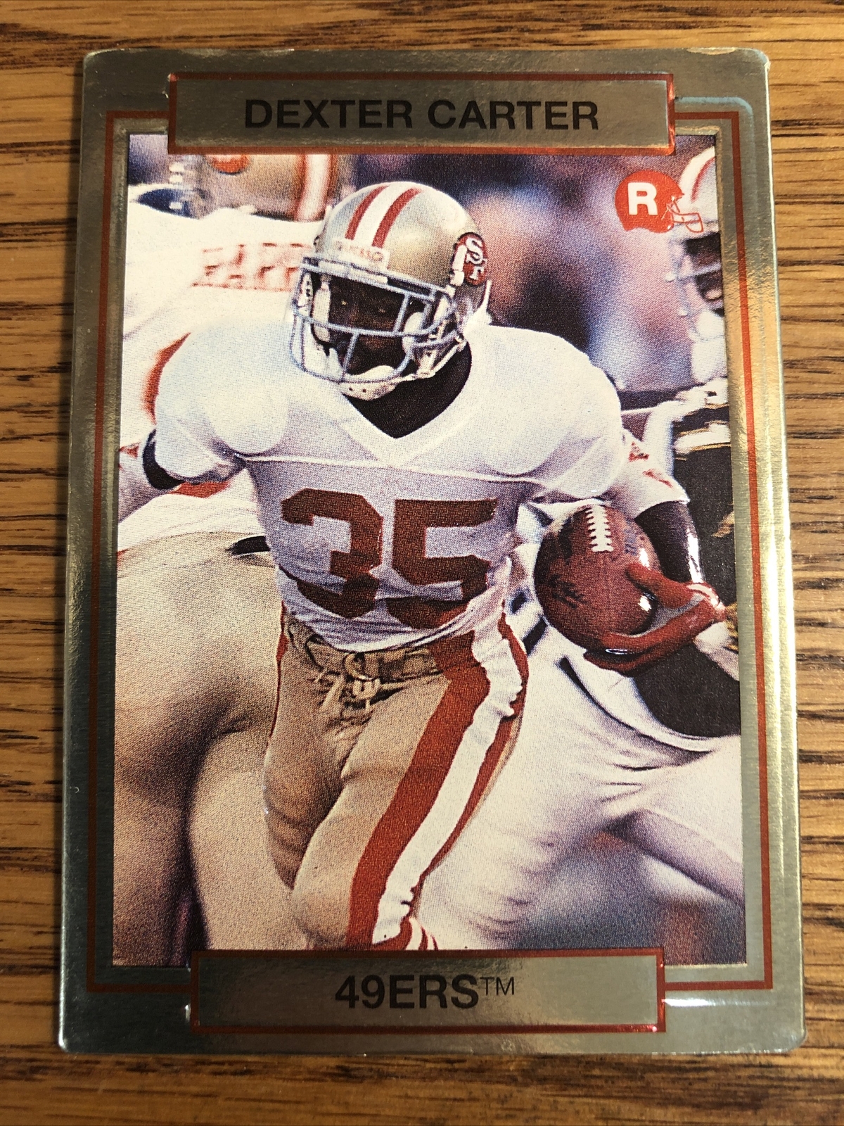 Dexter Carter RC Rookie 1990 Action Packed Update 49ers #25   *7700*