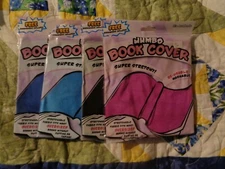 4 It's Academic Jumbo Reusable Solid Book Covers Super Stretchy Sealed Lot 56