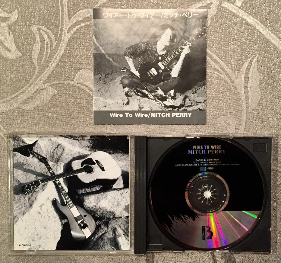 Mitch Perry - Wire To Wire (Japan CD w/OBI) Signed by Mitch Perry