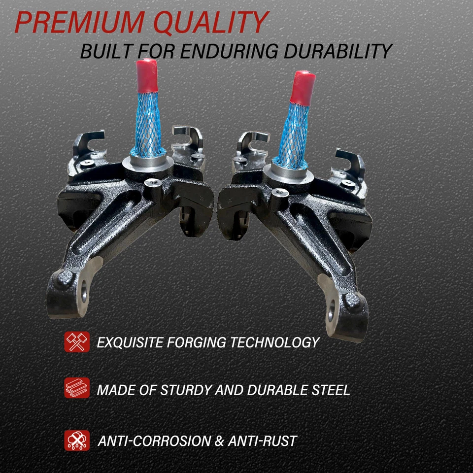 Nuevo 3"" para Chevrolet C-10 R10 1973-1987 husillos reductores de caída rotor de 1,25" 2x2 Foto 2 de 4