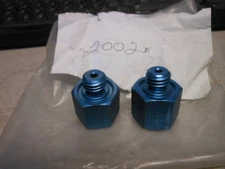 Goki Blue Front Fork 22.50mm Bolts Caps Fits: Husqvarna Husky Gray Forks 2002