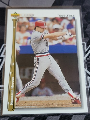 TODD ZEILE 1992 Upper Deck Homerun Heroes Insert #HR26. CARDS - 第 1/1 張圖片