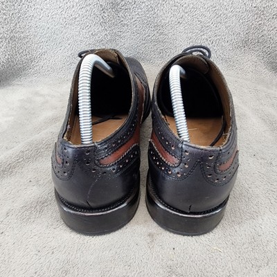 Messico Shoes Mens Size 10 Black Leather Lace Up Oxford  display picture 3