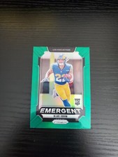 Blake Corum - 2024 Panini Prizm Football Emergent RC #10 - GREEN PRIZM