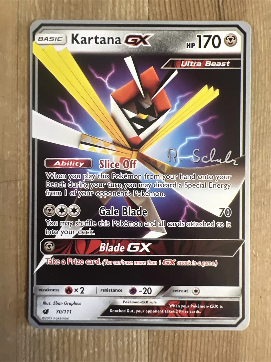 Kartana GX - Sun & Moon: Crimson Invasion - Pokemon