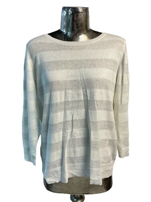 Emreco Ladies Jumpers EMRECO Mohair Blend Black White Sweater