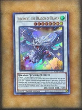 Yugioh Judgment, the Dragon of Heaven JUMP-EN089 Ultra Rare NM