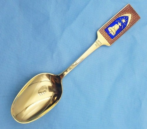 1973 T.H. Marthinsen Norway Vermeil Sterling Silver Christmas Spoon #6596 - 第 1/4 張圖片