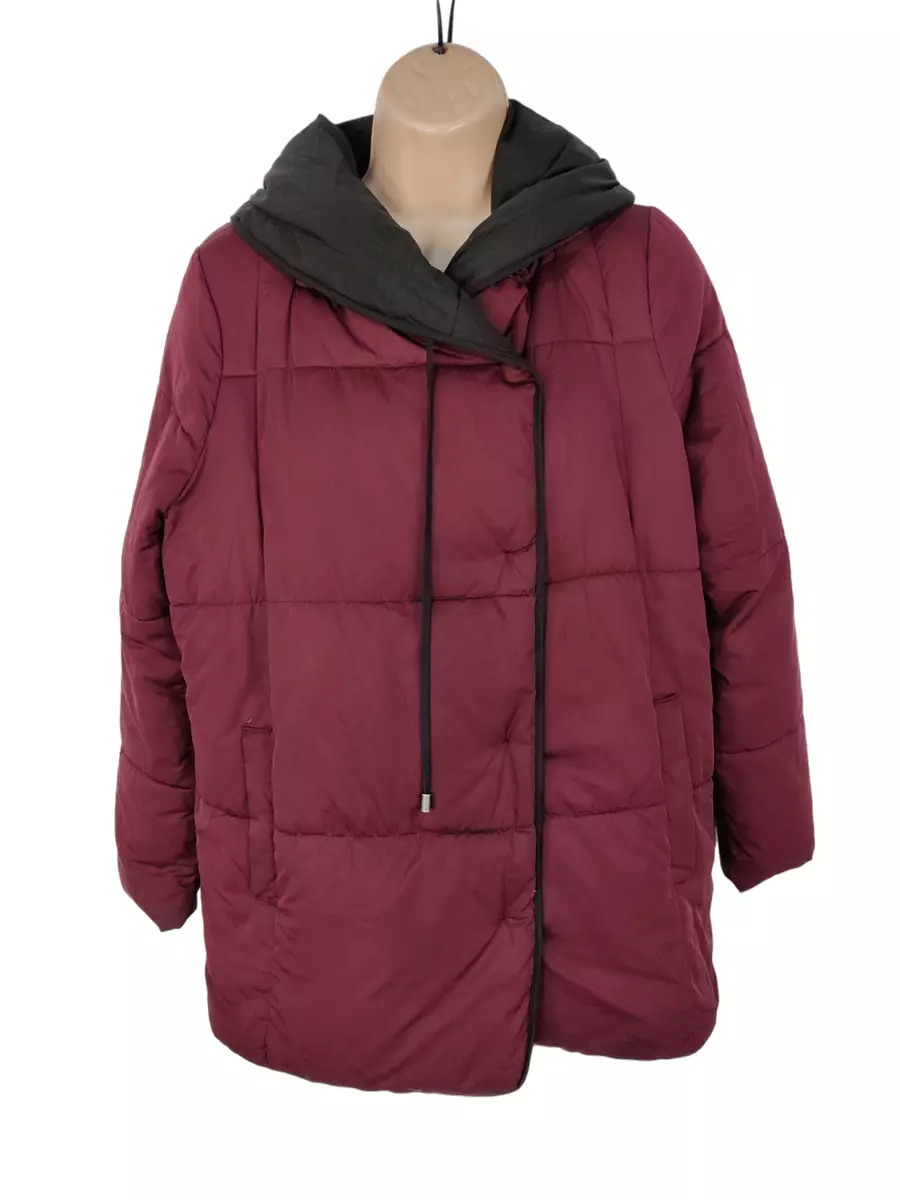 Red puffer jacket forever 21 discount