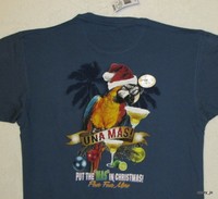 Sz M Newport Blue & Gold Macaw Parrot Mens Holiday Una Mas Margarita T-shirt Sz M Newport Blue & Gold Macaw Parrot Mens Holiday Una Mas Margarita T-shirt