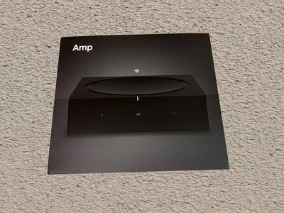 Sonos Amp Stereo Power Amplifier Powering 250W 2.1-Channel Ampg1us1blk Black