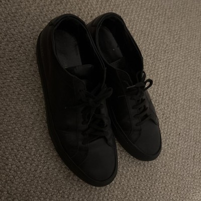 Common Projects Men's Achilles Low Sneakers White/Black, EU 41/Us 8