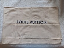 Authentic Louis Vuitton Dust Cover Bag, Beige 20"x30" Envelope Type Cotton